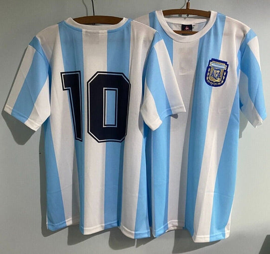 ARGENTINA 1986 - CAMISETA RETRO MARADONA #10