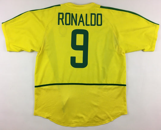 BRASIL 2002 - CAMISETA RETRO RONALDO NAZARIO #9