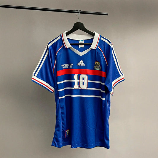 FRANCIA 1998 - CAMISETA RETRO ZINEDINE ZIDANE #10