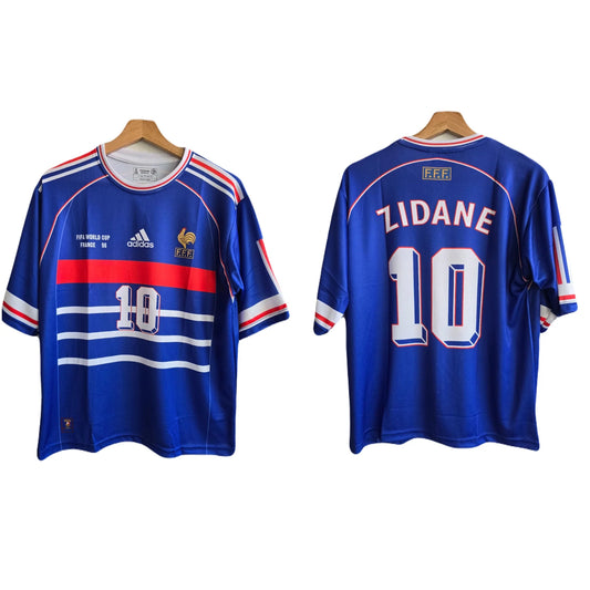 FRANCIA 1998 - CAMISETA RETRO ZINEDINE ZIDANE #10